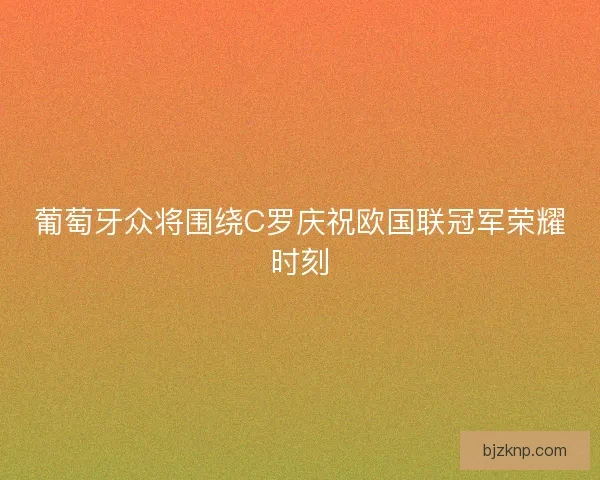 葡萄牙众将围绕C罗庆祝欧国联冠军荣耀时刻 葡萄牙众将围绕C罗庆祝欧国联冠军荣耀时刻